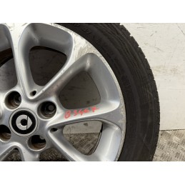 Cerchio lega Smart 453 15 pollici usato con gomma 1656515 81T Scorta  B3467