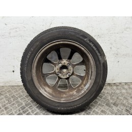 Cerchio lega Smart 453 15 pollici usato con gomma 1656515 81T Scorta  B3467