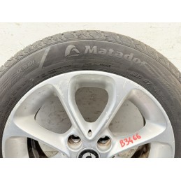 Cerchio lega Smart 453 15 pollici usato con gomma 165/65/15 Scorta  B3466