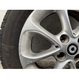 Cerchio lega Smart 453 15 pollici usato con gomma 165/65/15 Scorta  B3466