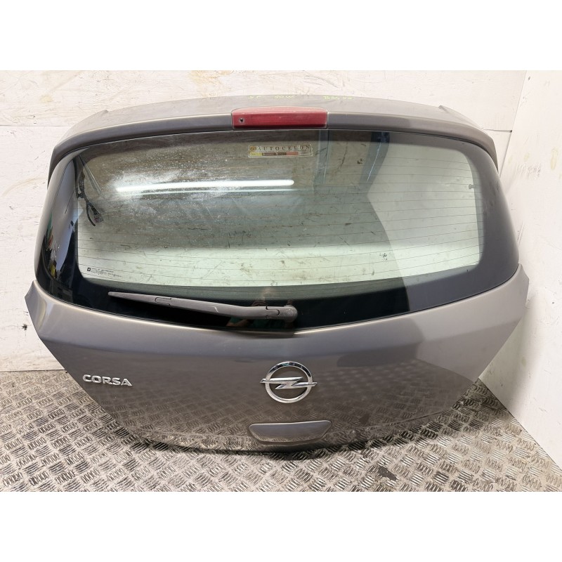 Portellone posteriore Opel Corsa D 5 porte grigio 40W completo lunotto  B3455