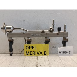 Kit 4 iniettori flauto Opel Meriva B 1.4B B14NEL 55577580 0280158205  A10047