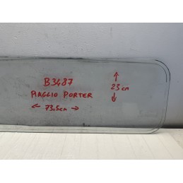 Vetro Lunotto Posteriore Cabina Piaggio Porter NP6 Originale 2021  B3487