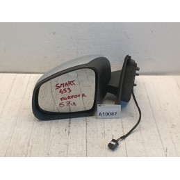 Specchietto retrovisore sinistro 5 pin grigio Smart forfour 453 2014 in poi  A10087