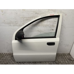 Porta Anteriore Sinistra Fiat Panda 169 2003 2012 Bianca Usata  B3495