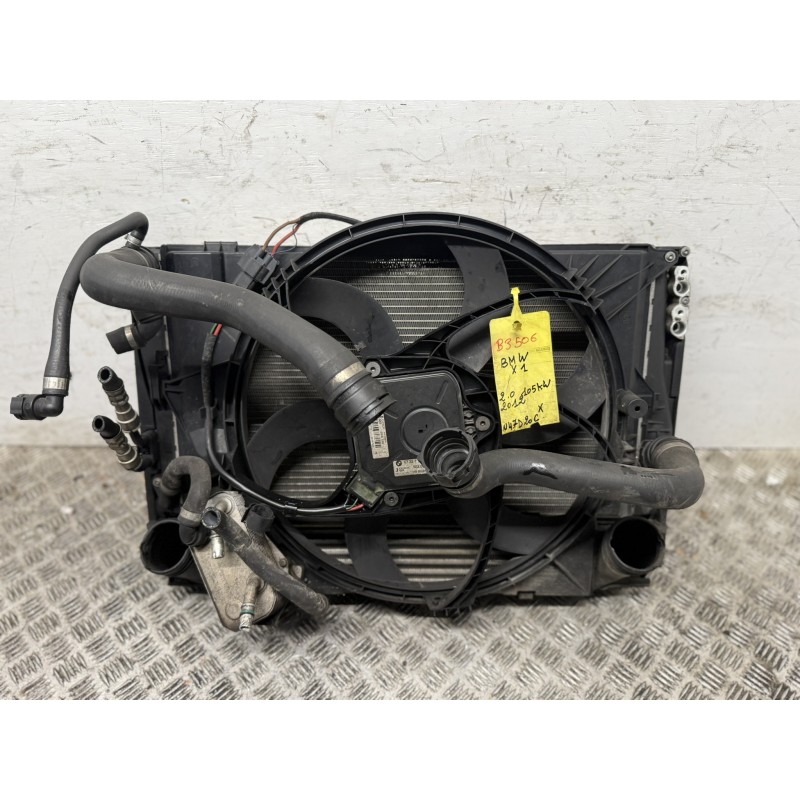 Kit Radiatori BMW X1 E84 2012 2.0 Diesel N47D20C Acqua Aria Ventola B3506 Kit Radiatori BMW X1 E84 2012 2.0 Diesel N47D20C Acqua Aria Ventola B3506
