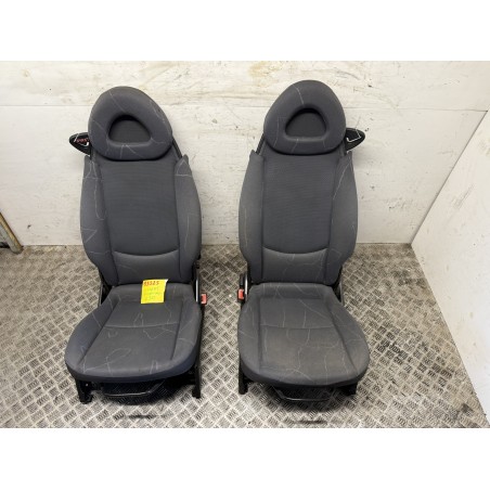 Coppia Sedili Anteriori Smart 450 Fortwo 1998 2007 Tessuto Grigio  B3525