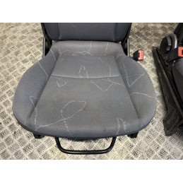 Coppia Sedili Anteriori Smart 450 Fortwo 1998 2007 Tessuto Grigio  B3525