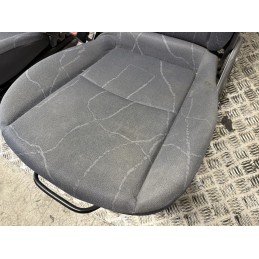 Coppia Sedili Anteriori Smart 450 Fortwo 1998 2007 Tessuto Grigio  B3525