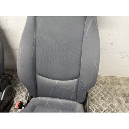 Coppia Sedili Anteriori Smart 450 Fortwo 1998 2007 Tessuto Grigio  B3525