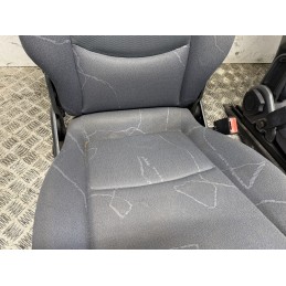 Coppia Sedili Anteriori Smart 450 Fortwo 1998 2007 Tessuto Grigio  B3525