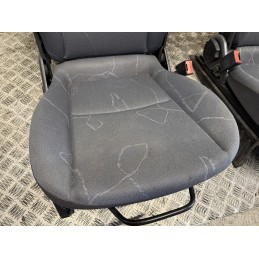 Coppia Sedili Anteriori Smart 450 Fortwo 1998 2007 Tessuto Grigio  B3525