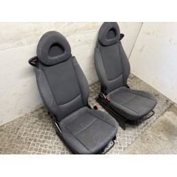 Coppia Sedili Anteriori Smart 450 Fortwo 1998 2007 Tessuto Grigio  B3525