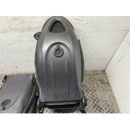 Coppia Sedili Anteriori Smart 450 Fortwo 1998 2007 Tessuto Grigio  B3525
