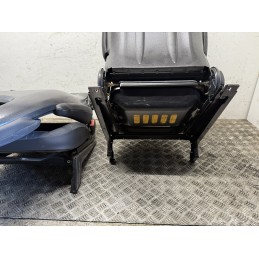 Coppia Sedili Anteriori Smart 450 Fortwo 1998 2007 Tessuto Grigio  B3525