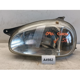FARO FANALE ANTERIORE SINISTRO OPEL CORSA B RESTYLING 1997 2000  A4982