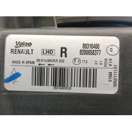 FARO FANALE ANTERIORE DESTRO RENAULT MODUS 2 SERIE 2008 2013  A8687