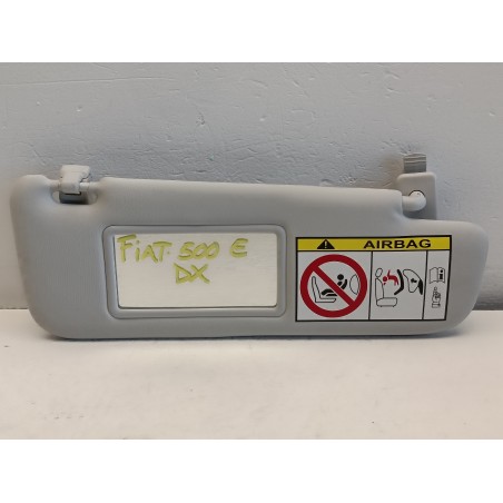 Aletta parasole destra pantina passeggero Fiat 500e EV 332 elettrica 2020  A7448