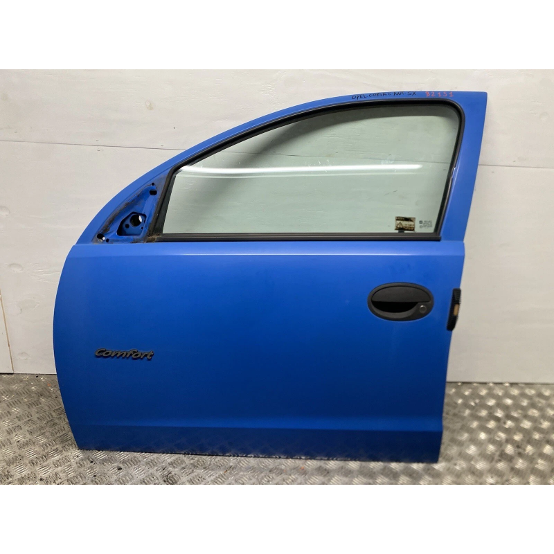 OPEL CORSA C Porta Portiera Anteriore Sinistra 5P Sportello 2000 2006 BLU B2151 OPEL CORSA C Porta Portiera Anteriore Sinistra 5P Sportello 2000 2006 BLU B2151
