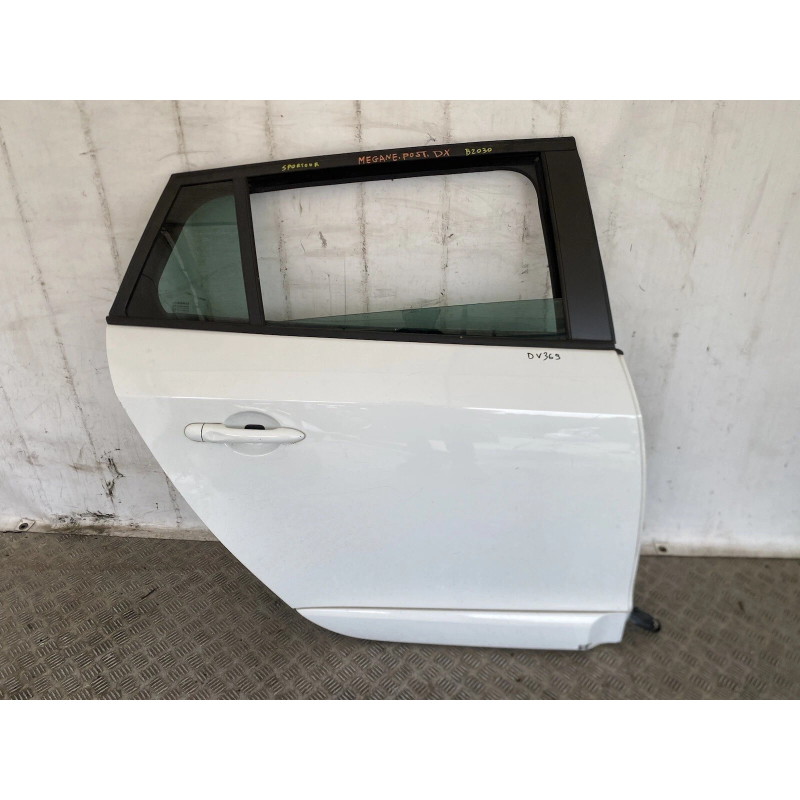 RENAULT MEGANE 3 2008 2016 PORTA PORTIERA POSTERIORE DESTRA DX SPORTOUR B2030 RENAULT MEGANE 3 2008 2016 PORTA PORTIERA POSTERIORE DESTRA DX SPORTOUR B2030