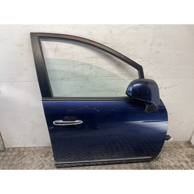 PORTA PORTIERA ANTERIORE DESTRA DX KIA CARENS 2 2006 2013 SPORTELLO BLU  B2651