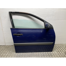 RENAULT MEGANE 2 2002 2010 PORTA PORTIERA ANTERIORE DESTRA BLU  B2070