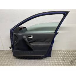 RENAULT MEGANE 2 2002 2010 PORTA PORTIERA ANTERIORE DESTRA BLU  B2070
