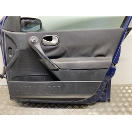 RENAULT MEGANE 2 2002 2010 PORTA PORTIERA ANTERIORE DESTRA BLU  B2070