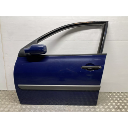 RENAULT MEGANE 2 2002 2010 PORTA PORTIERA ANTERIORE SINISTRA 5 porte BLU  B2069