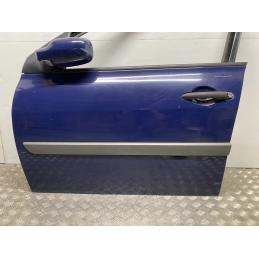 RENAULT MEGANE 2 2002 2010 PORTA PORTIERA ANTERIORE SINISTRA 5 porte BLU  B2069