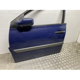 RENAULT MEGANE 2 2002 2010 PORTA PORTIERA ANTERIORE SINISTRA 5 porte BLU  B2069