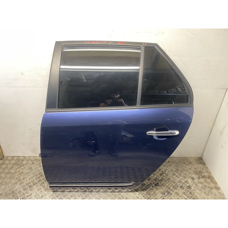 PORTA PORTIERA POSTERIORE SINISTRA DX KIA CARENS 2 2006 2013 SPORTELLO BLU  B2648
