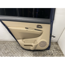 PORTA PORTIERA POSTERIORE SINISTRA DX KIA CARENS 2 2006 2013 SPORTELLO BLU  B2648