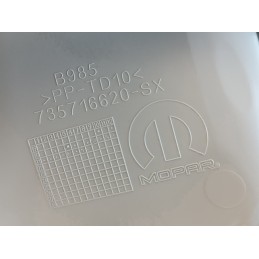 Rivestimento plastica montante posteriore sinistro Fiat 500e 735716620  A7455