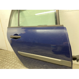 PORTA RENAULT MEGANE 2 2002 2010 PORTIERA POSTERIORE DESTRA BLU SW STATION  B2068