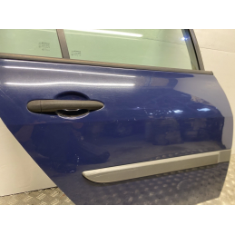 PORTA RENAULT MEGANE 2 2002 2010 PORTIERA POSTERIORE DESTRA BLU SW STATION  B2068