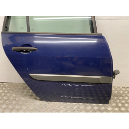 PORTA RENAULT MEGANE 2 2002 2010 PORTIERA POSTERIORE DESTRA BLU SW STATION  B2068