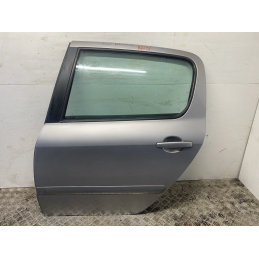 PORTA PORTIERA POSTERIORE SINISTRA SX PEUGEOT 307 GRIGIA 2001 2009  B2598
