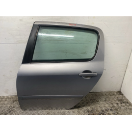 PORTA PORTIERA POSTERIORE SINISTRA SX PEUGEOT 307 GRIGIA 2001 2009  B2598