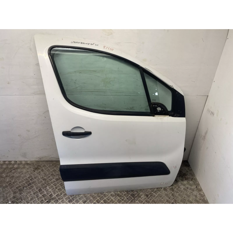 PORTA ANTERIORE DESTRA DX CITROEN BERLINGO PARTNER 2008 2012 BIANCA VAN  B2550
