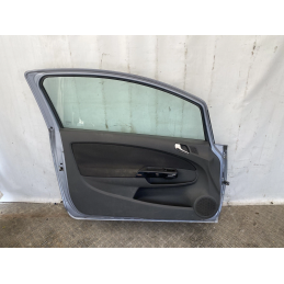 PORTA PORTIERA ANTERIORE SINISTRA OPEL CORSA D 3P SX Z163 06 14 GRIGIO  B1749
