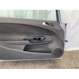 PORTA PORTIERA ANTERIORE SINISTRA OPEL CORSA D 3P SX Z163 06 14 GRIGIO  B1749