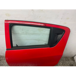 PORTA PORTIERA POSTERIORE SINISTRA SX CHEVROLET SPARK 2009 2015 ROSSA  B2582