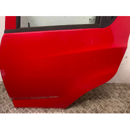 PORTA PORTIERA POSTERIORE SINISTRA SX CHEVROLET SPARK 2009 2015 ROSSA  B2582