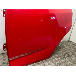 PORTA PORTIERA POSTERIORE SINISTRA SX CHEVROLET SPARK 2009 2015 ROSSA  B2582