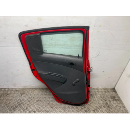 PORTA PORTIERA POSTERIORE SINISTRA SX CHEVROLET SPARK 2009 2015 ROSSA  B2582