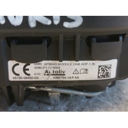 Airbag volante guida Toyota Auris 2 serie E180 45130-02450-C0  A10284
