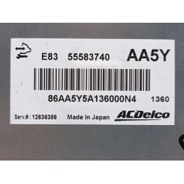 Centralina motore Opel Corsa D 1.2Benz Gpl A12XER 55583740  A10317