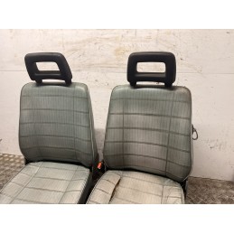 Coppia Sedili Anteriori Fiat Panda 141 1986 2003 In Pelle prima serie usati  B3538