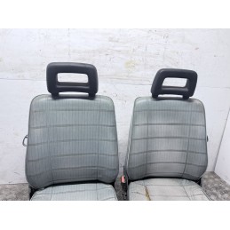 Coppia Sedili Anteriori Fiat Panda 141 1986 2003 In Pelle prima serie usati  B3538